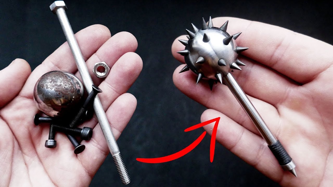 Making Mini Morning Star out from Handful of Screws
