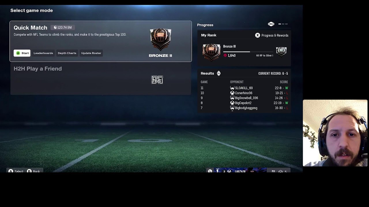 Madden 26 H2H!!!