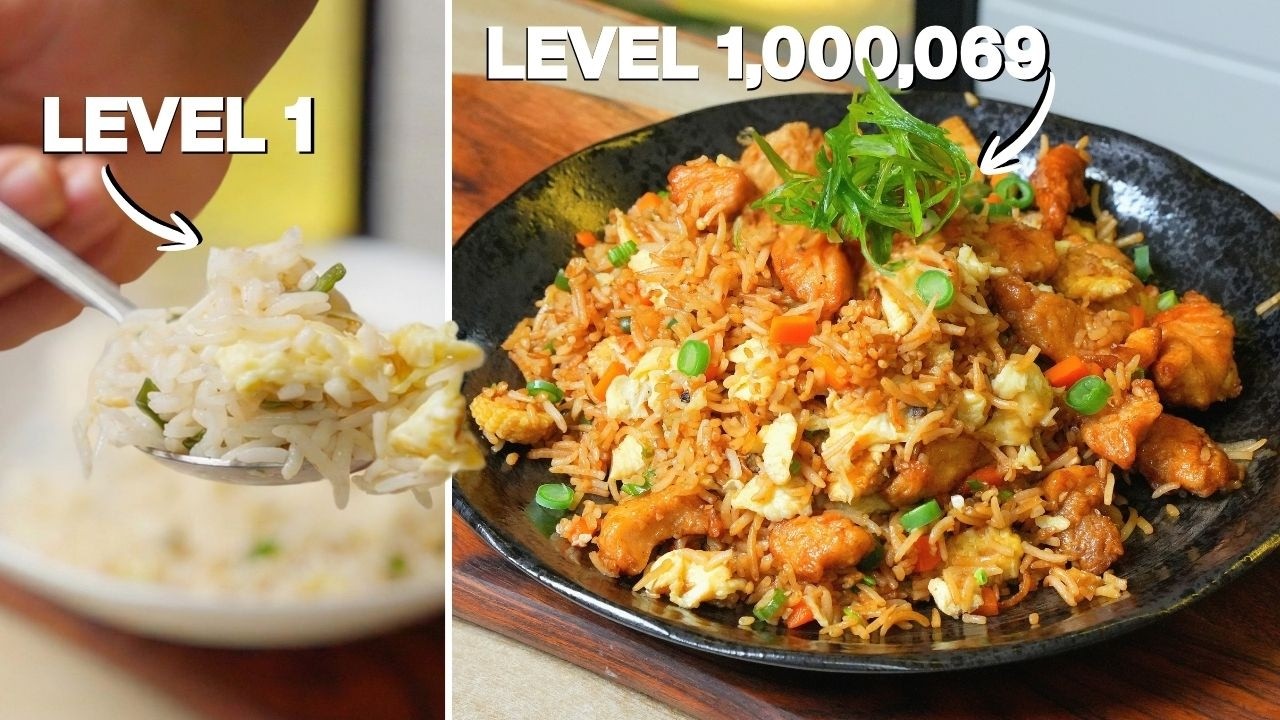 Level 1 VS. Level 1,000,069 of Chicken Fried Rice