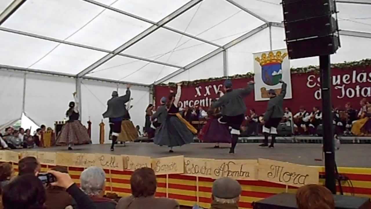 Jota, Fiesta en Utrillas. XXV Concentración de Escuelas de Jota, Cierzos de Aragón.