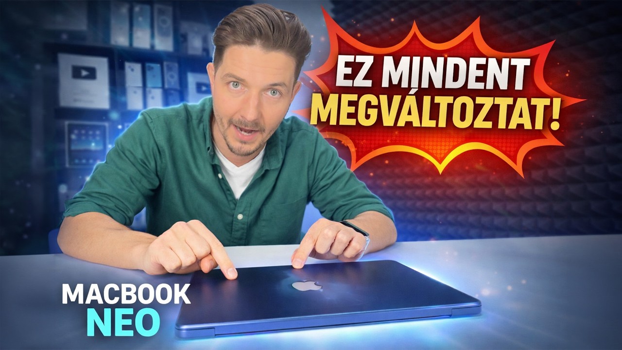MacBook Neo - Őszinte v&eacute;lem&eacute;ny &eacute;s m&eacute;lyteszt!