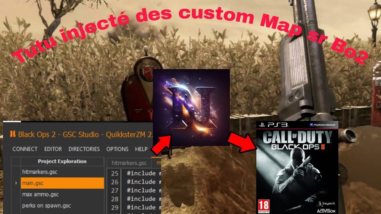 Tuto injection custom Map BO2 PS3 ‼️