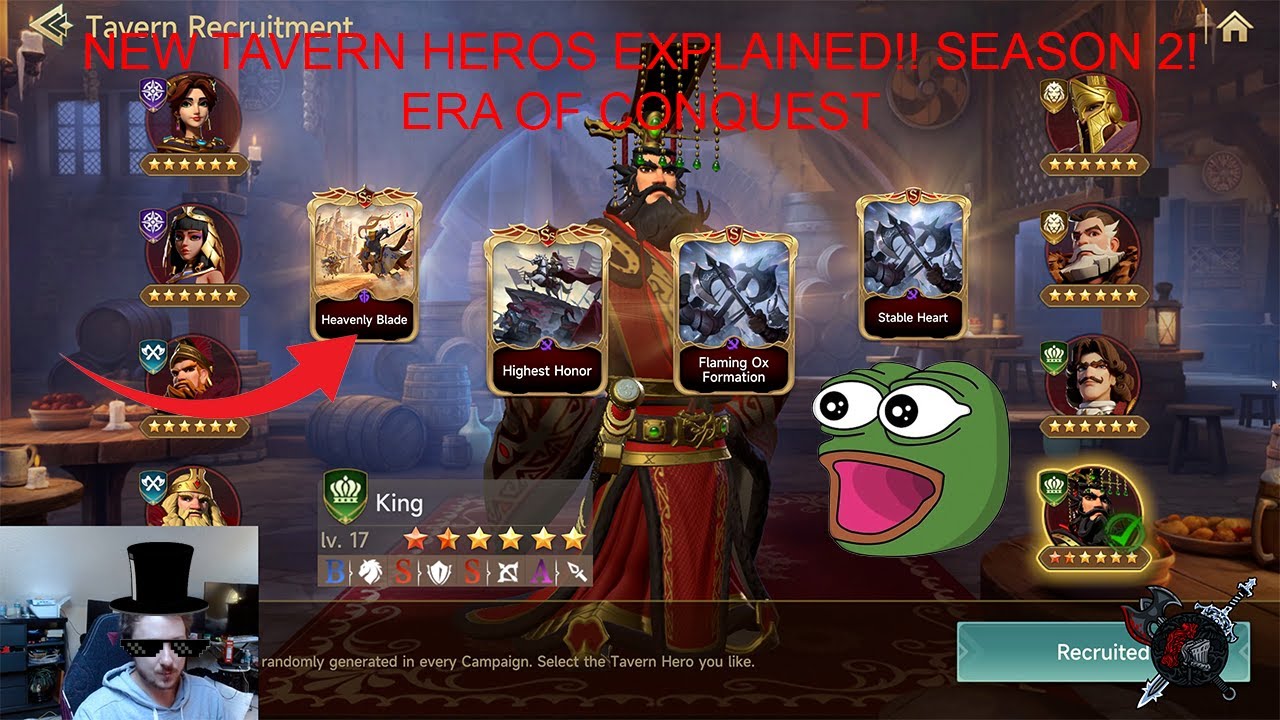 NEW TAVERN HEROES EXPLAINED!! SEASON 2 Tips & Tricks | Era Of Conquest