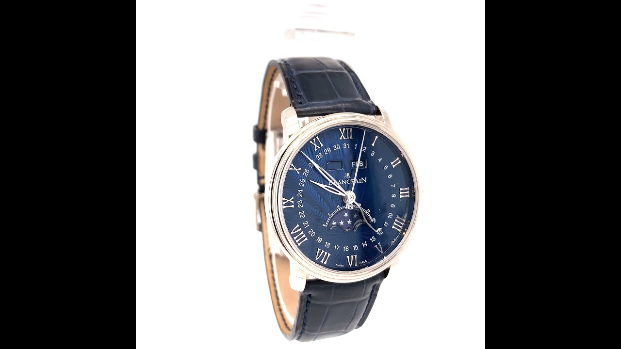 Blancpain Villeret Moonphase & Complete Calendar 40mm Mens Watch (front)