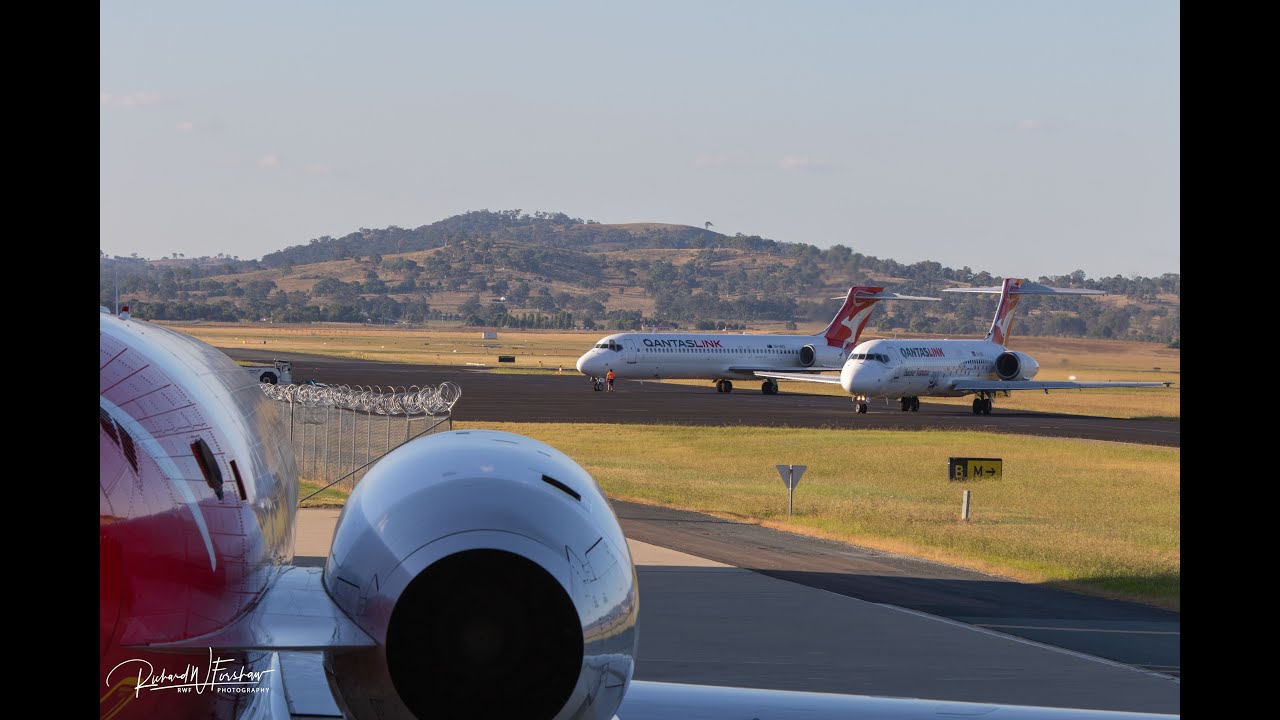 A Sortie of Boeing 717's 2 Departures from Canberra Airport. 19 Mar 2024