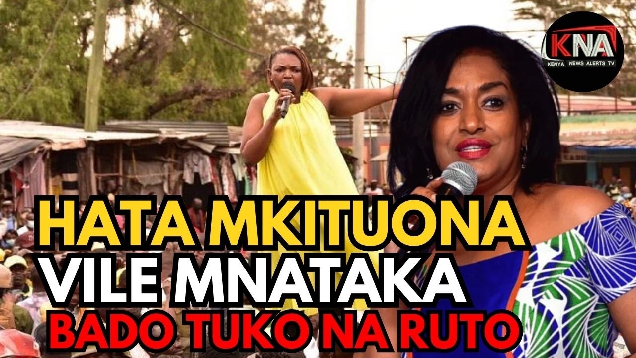 SISI HATA WAKITUONAJE, TUTABAKI KUWA SISI. KAREN NYAMU AND ESTHER PASSARIES TURNING KAMKUNJI HOT