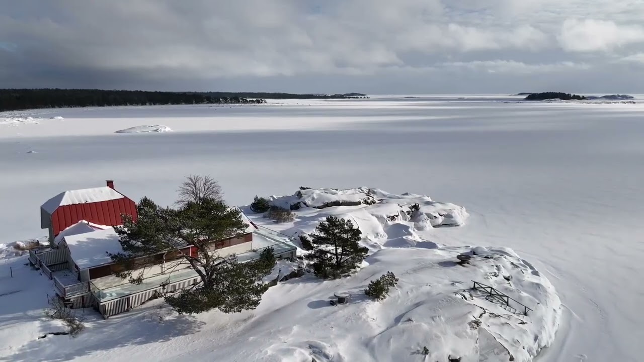 12.2.2026 Tämän päiväisiä talvisia maisemia täältä Hankoniemeltä.