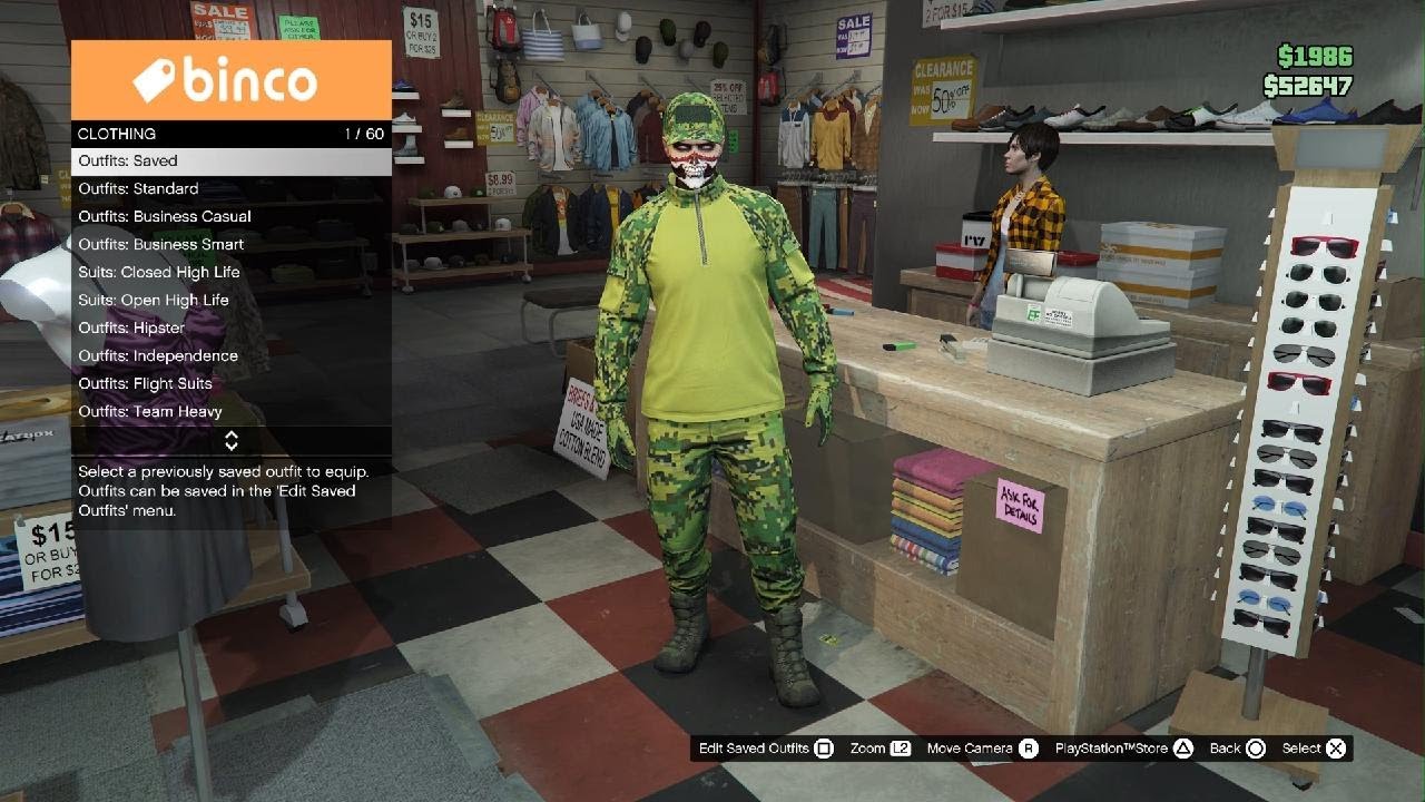 GTA 5 online moss digital camo outfit