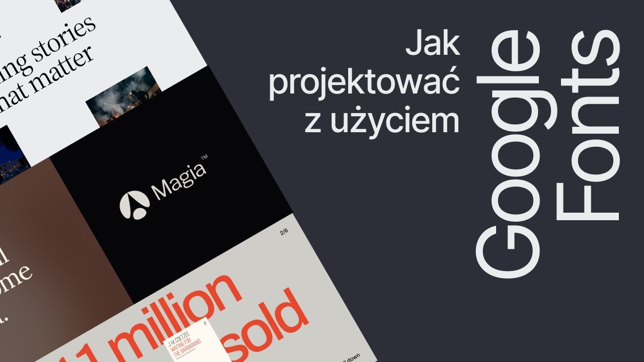 Moje ulubione DARMOWE FONTY z Google Fonts