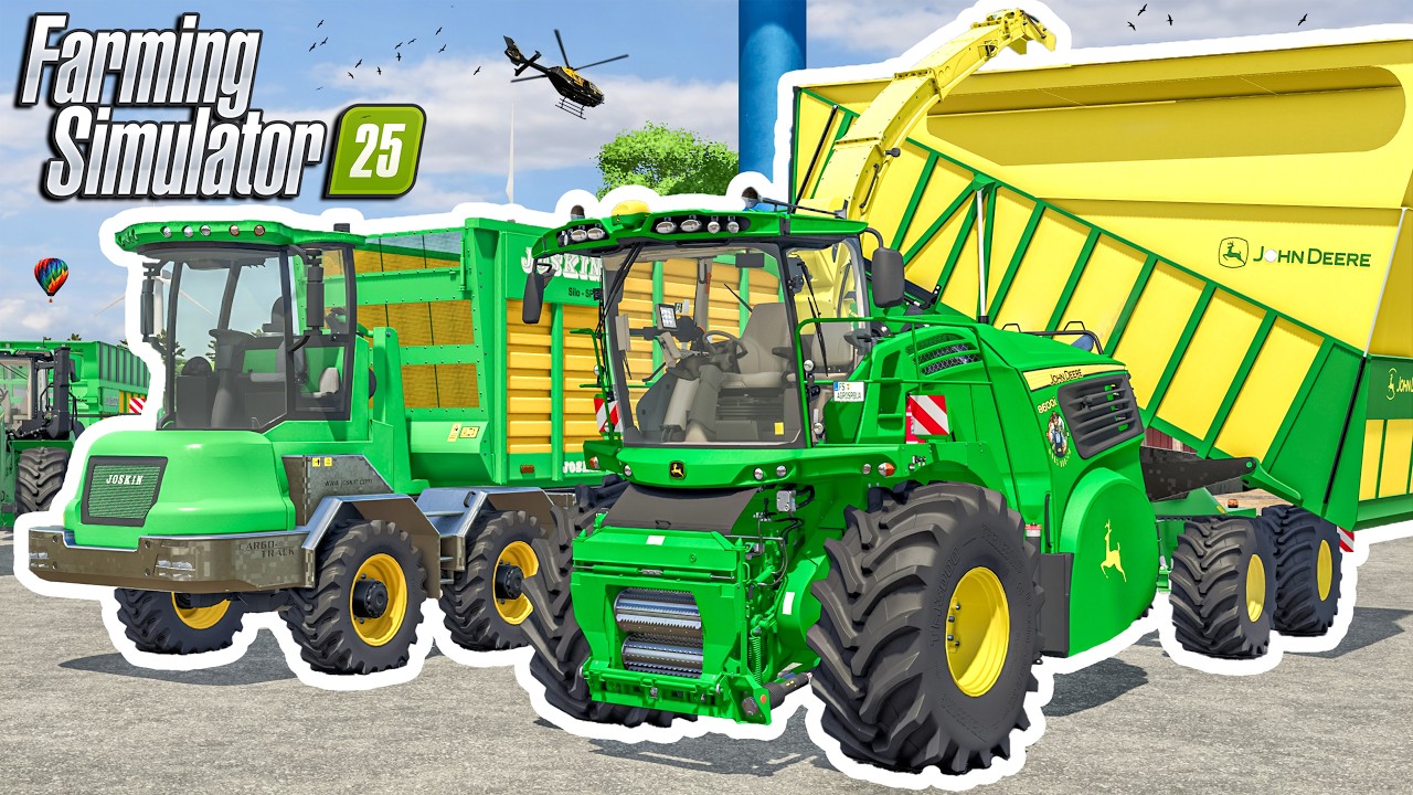 Super-Sized Forage Harvester & Heavy Trucks! | GIGA CHALLENGE | Farming Simulator 25