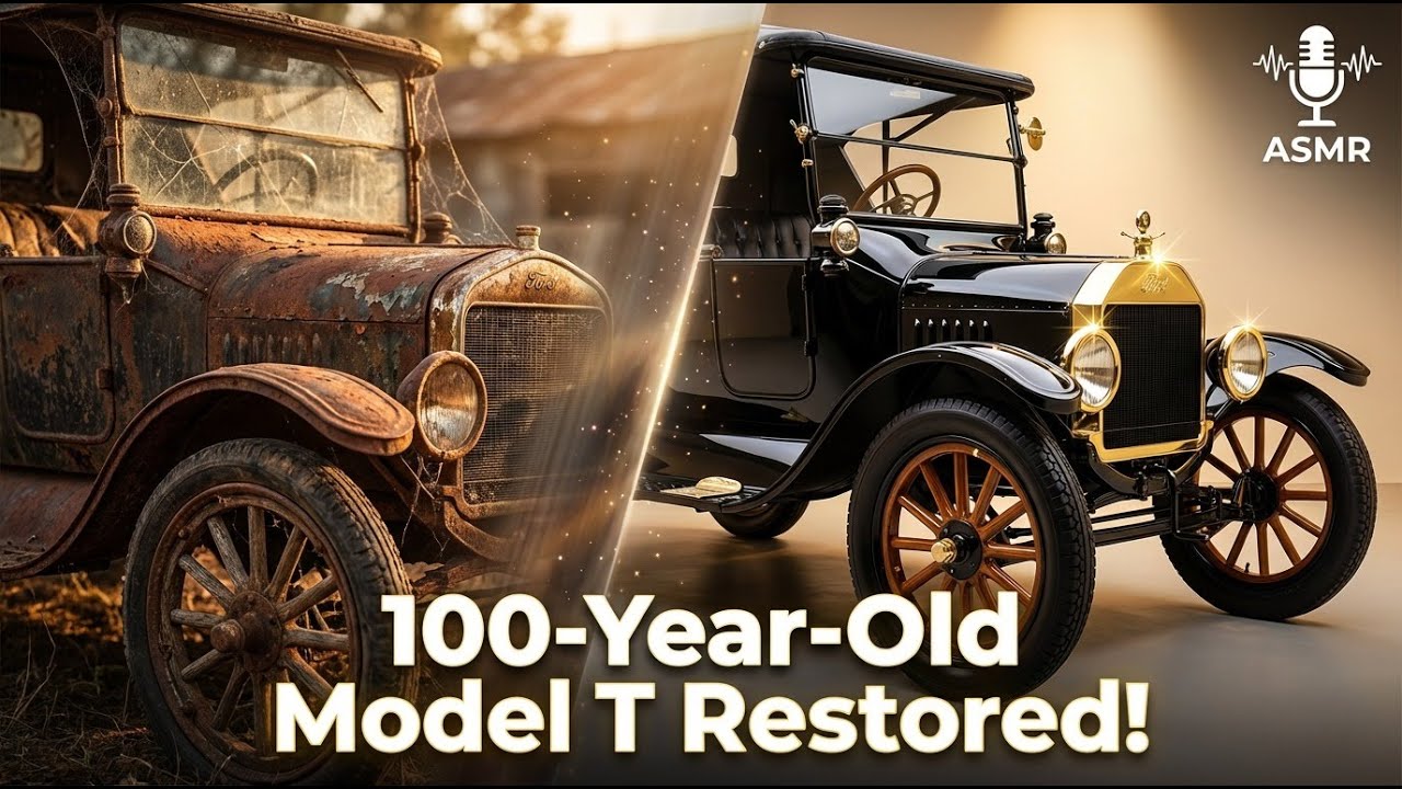 ASMR Extreme Restoration: 100-Year-Old Ford Model T Like New Again
