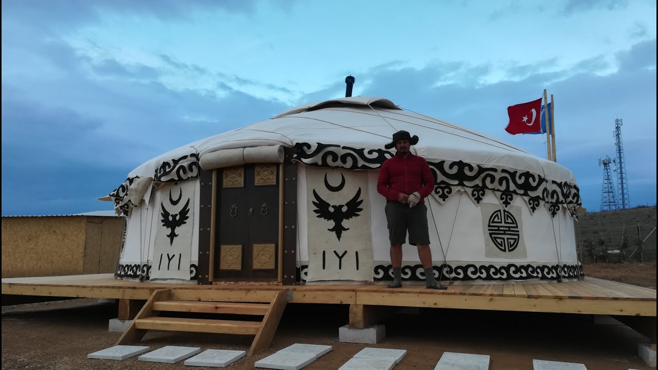 Moğol Tipi Yurt/Otağ Çadırı Ahşap Platform Tanıtım Videosu