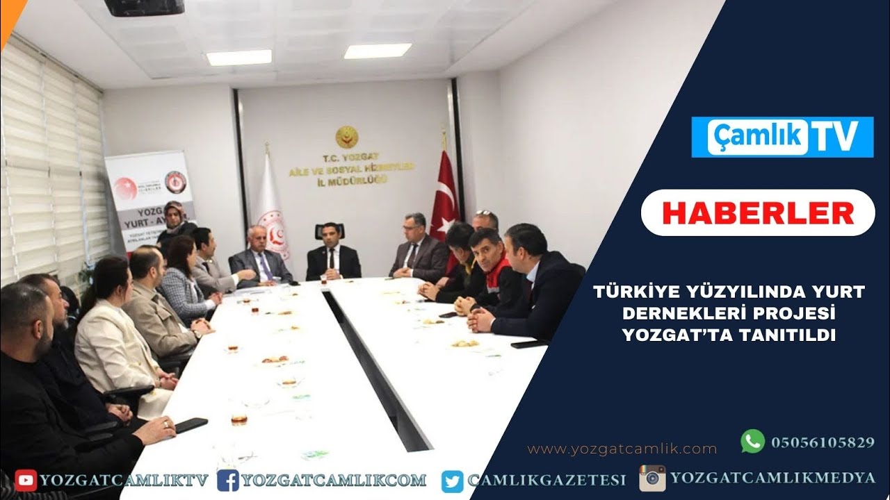 Türkiye Yüzyılında Yurt Dernekleri Projesi Yozgat’ta Tanıtıldı