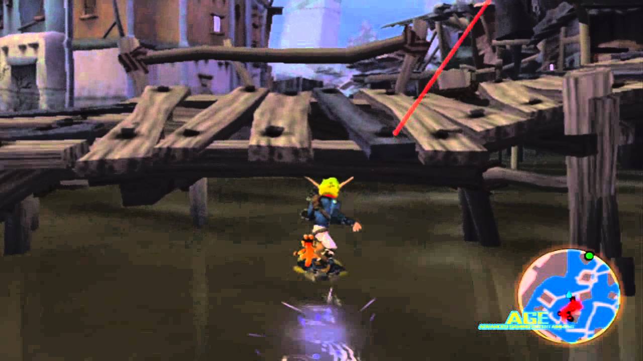 Jak II - Seal of Mar Piece in Water Slums Mission Shortcuts