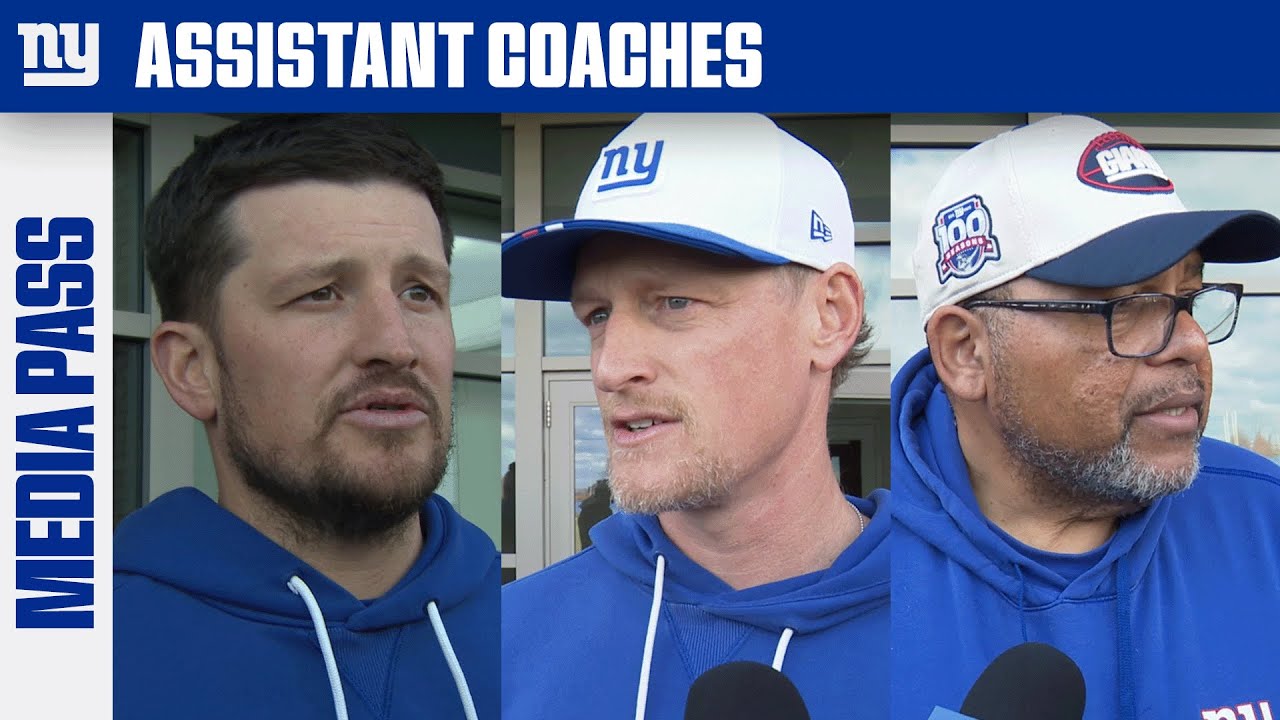 Giants Assistant Coaches Address the Media | New York Giants