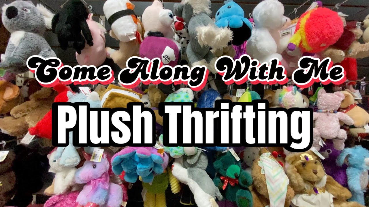 Join Me for a PLUSHIE Thrifting Excursion! • Thrift Shop Haul, Vintage Toys, Stuffed Animals