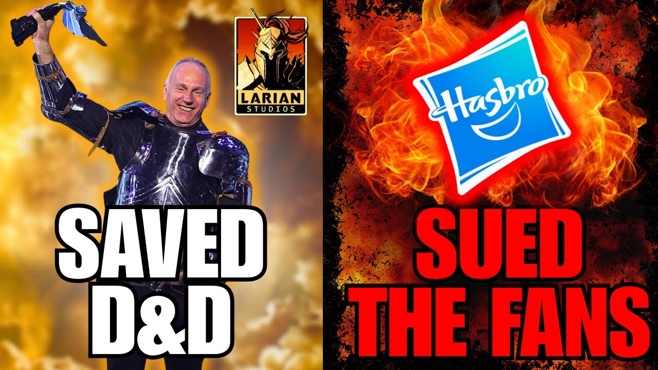 Baldur’s Gate 3: Larian Saved D&D Then Hasbro SUES A Fan