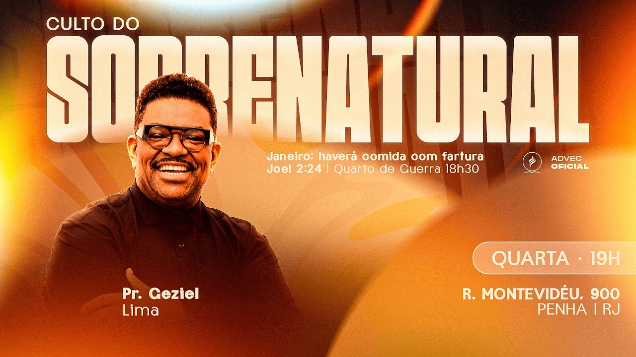 CULTO DO SOBRENATURAL | Pr. Geziel Lima | 11/03/2026