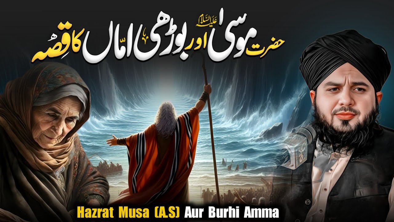 Hazrat Musa Aur Burhi Amma Ka Waqia 🌿 | Peer Ajmal Raza Qadri New Bayan 2025