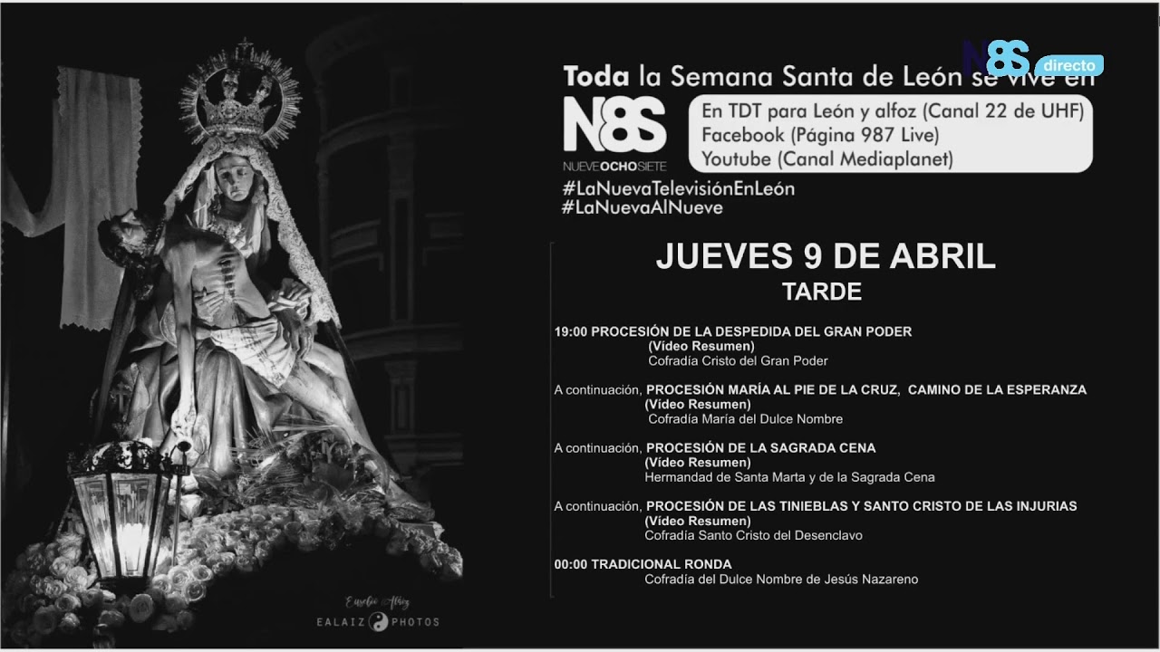 🔴📡 [PROCESIONES JUEVES SANTO PARTE I] Procesiones del JUEVES SANTO (I) 📅 09/04/20