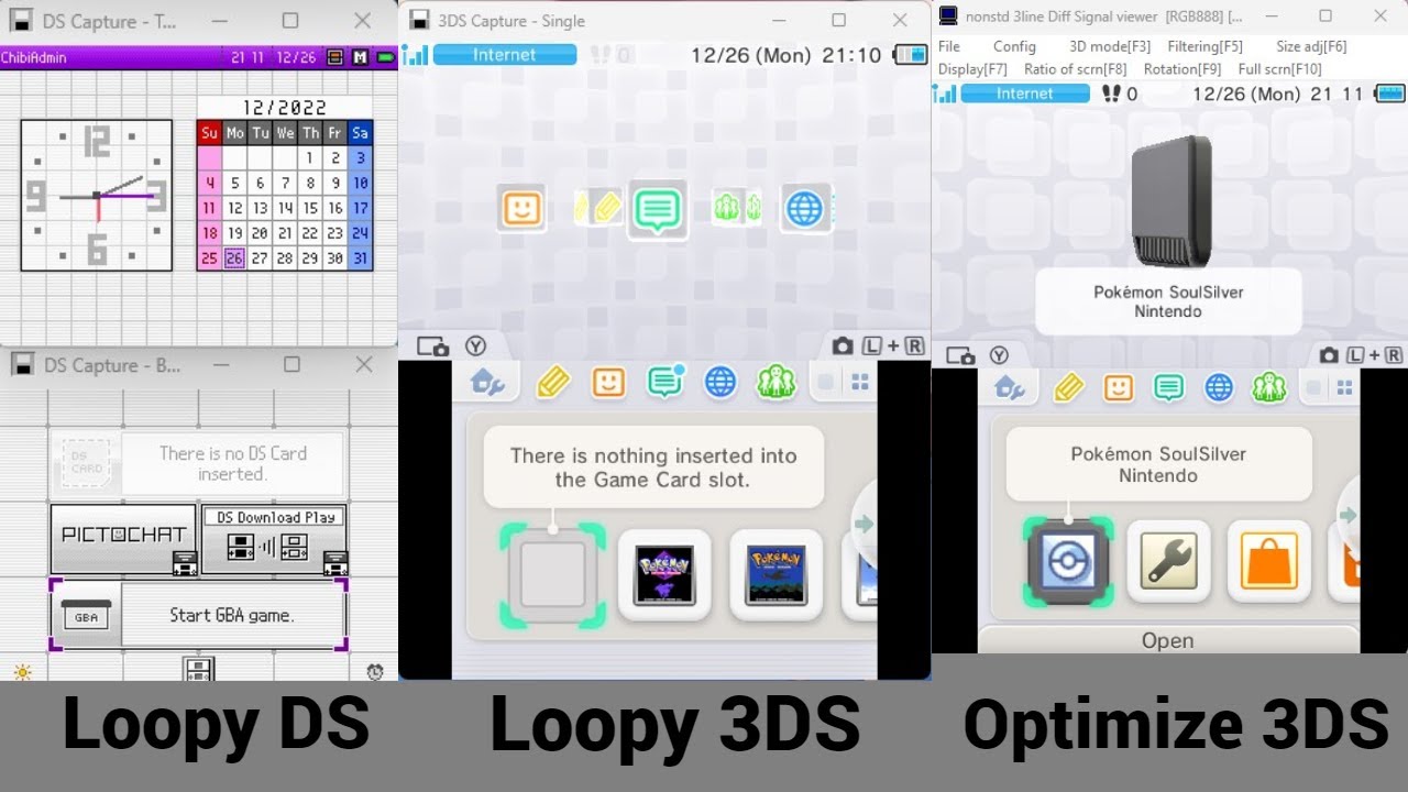 DS/3DS Capture Card Software (Optimize and Loopy)