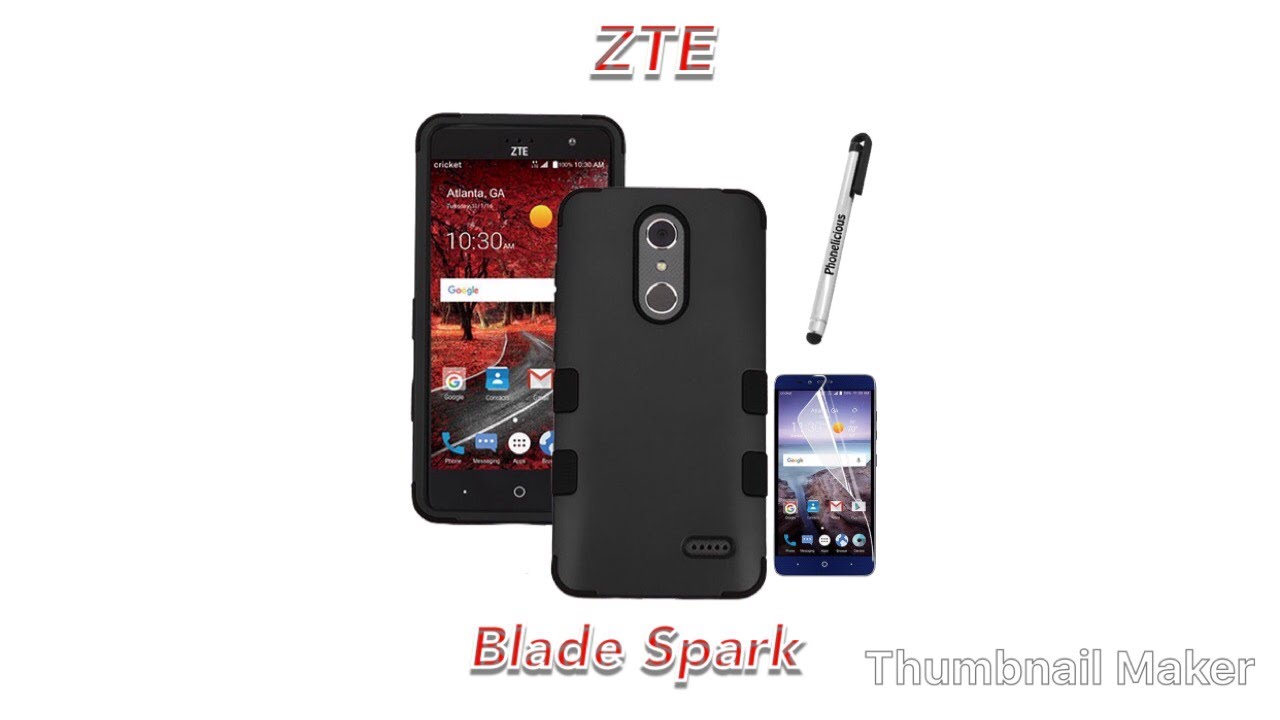 Phonelicious -ZTE BLADE SPARK Heavy Duty Case Unboxing