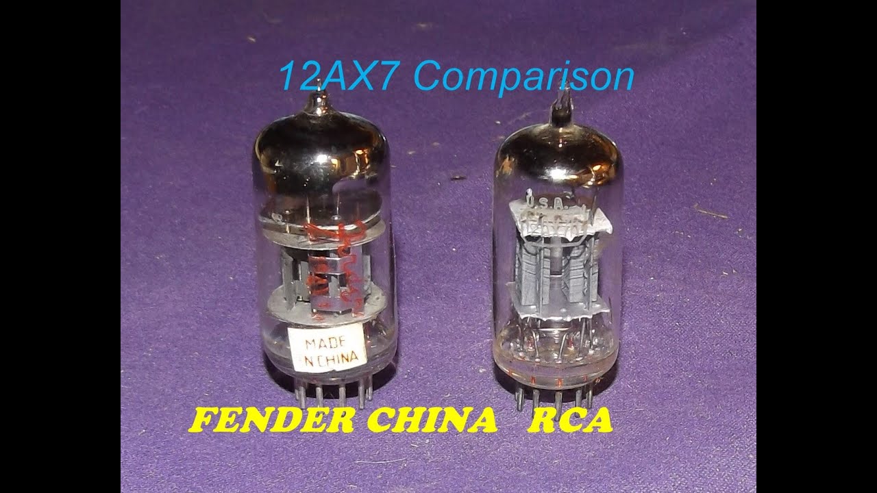 Fender China 12AX7 VS RCA 12AX7A Tube Comparison You Make the Call Seymour Duncan Blackouts pickups