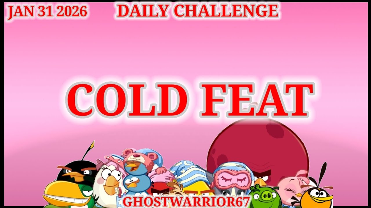 Angry birds 2 Daily Challenge 2026/01/31 & 2026/02/1 Heads on!before King Pig Panic