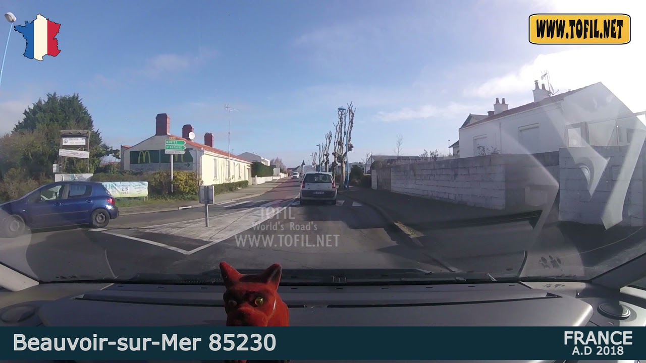 Beauvoir sur Mer 85230 FRANCE 2018 Driving Road Trip WWW.TOFIL.NET