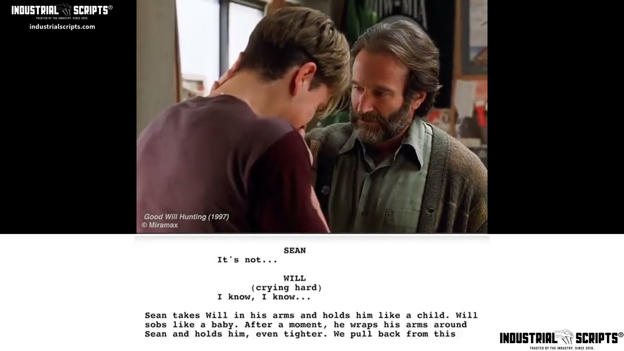 Classic Movie Scenes: GOOD WILL HUNTING (1997) // It's Not Your Fault // Script-to-Screen