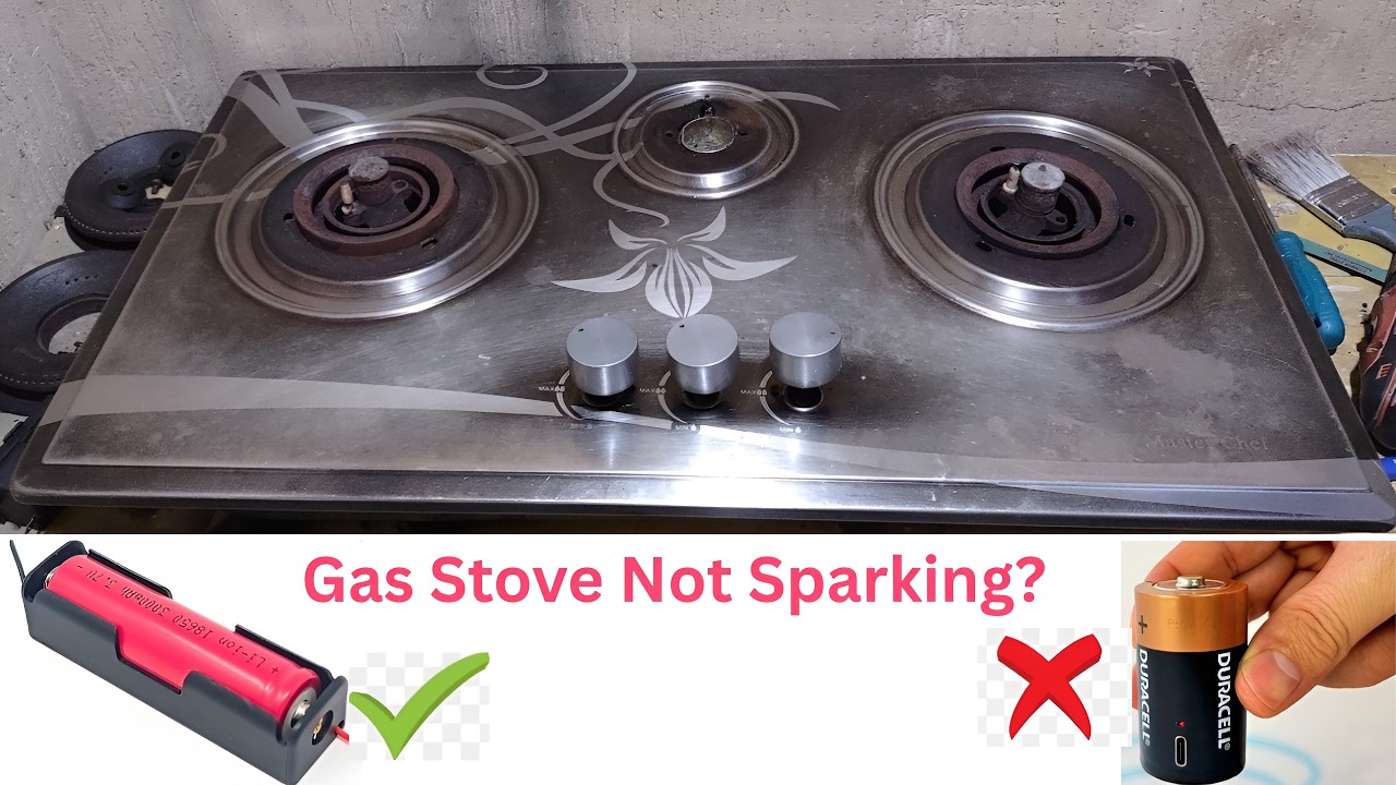 Gas Stove Ignition Not Working | Lithium Battery Replacement
