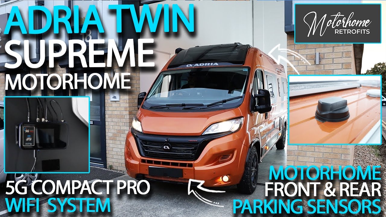 Baltic Orange Adria Twin Supreme Motorhome gets some super additions inside and out!
