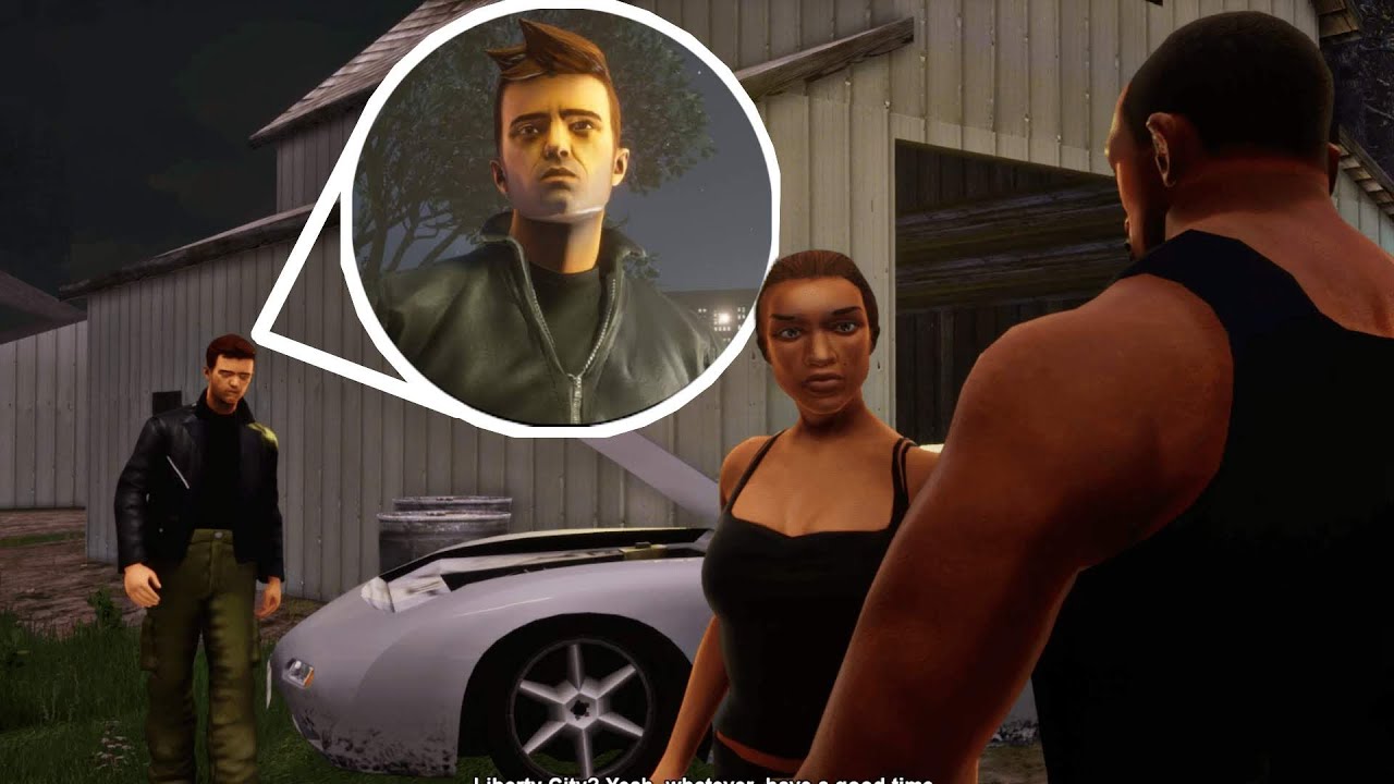 CJ Meets Original CLAUDE from GTA 3 | GTA SA Definitive Edition