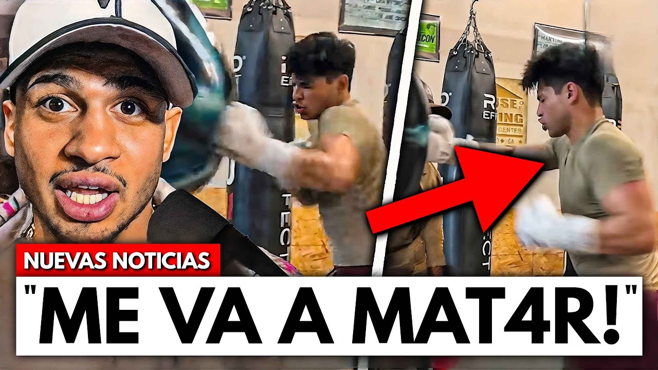 HACE 1 MN! Ryan Garc&iacute;a ROMPE INTERNET con su NUEVO ENTRENAMIENTO