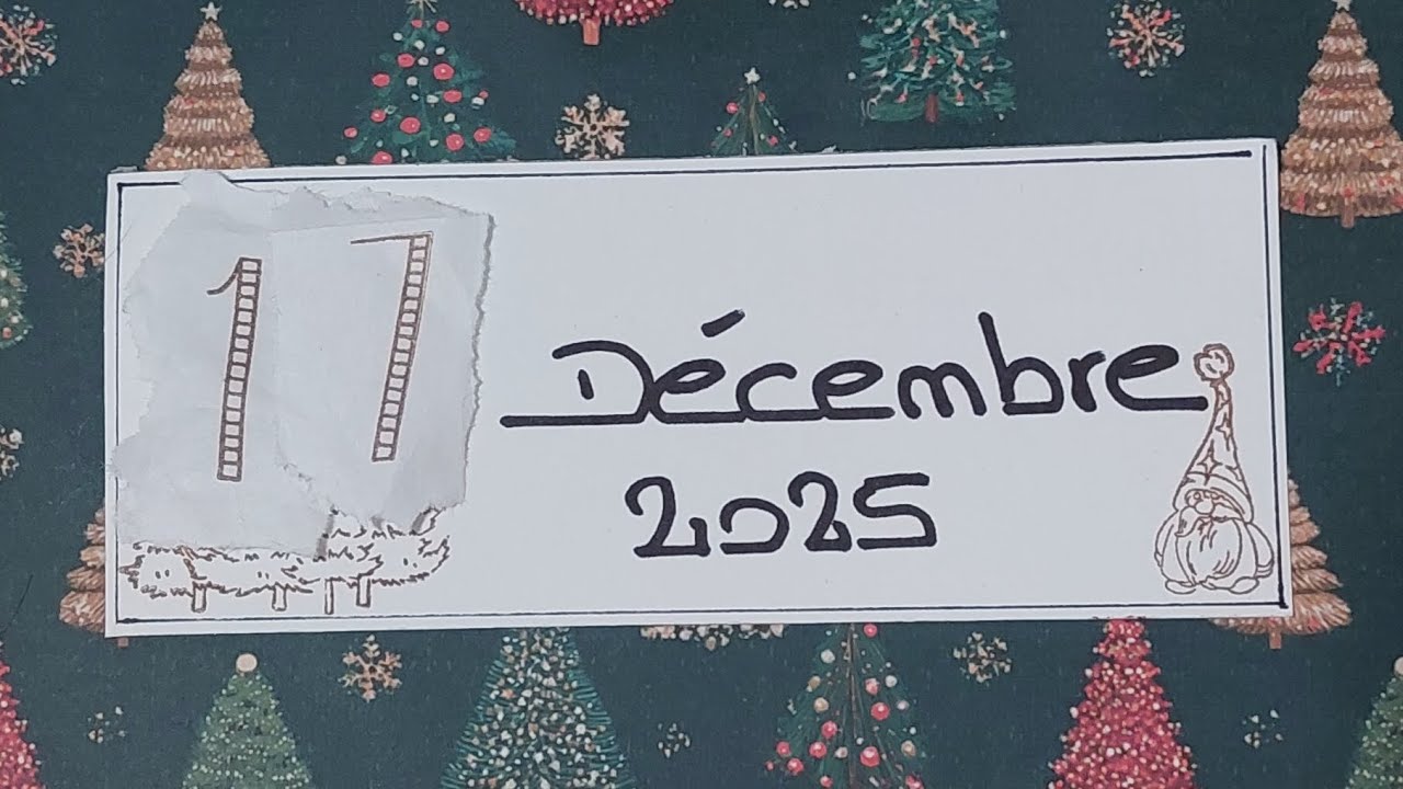 Défis 17 de décembre. 