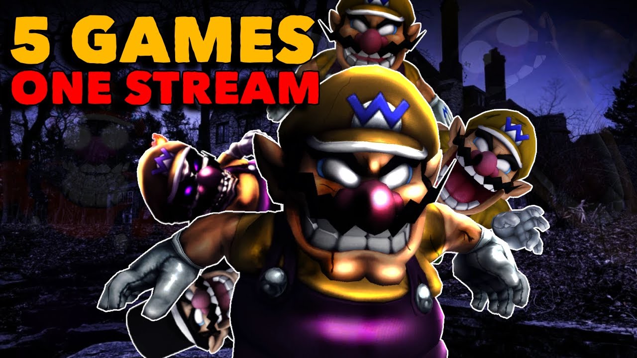 Beating ALL 5 GAMES of Five Nights at Wario's in ONE STREAM