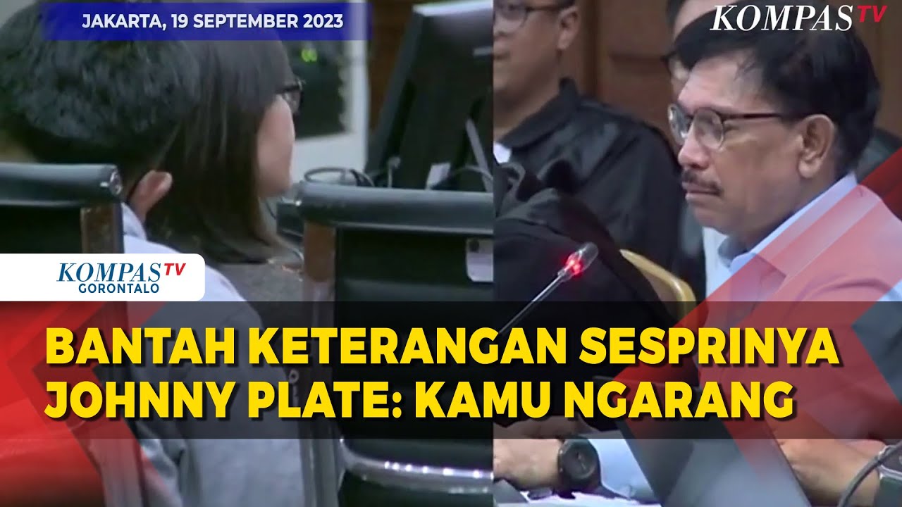 Bantah Keterangan Sesprinya soal Pemberian Rp 500 Juta Per Bulan,Johnny G Plate: Kamu Ngarang