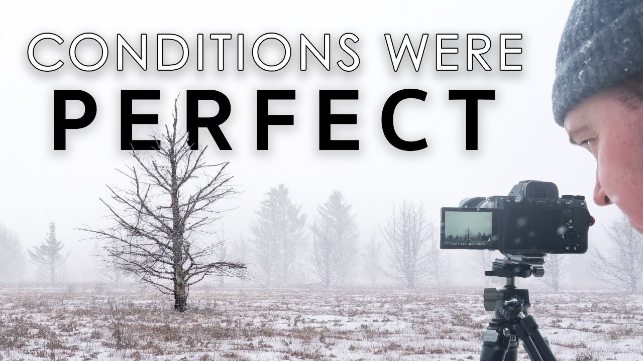 A SNOWSTORM won't STOP me | Winter Landscape Photography