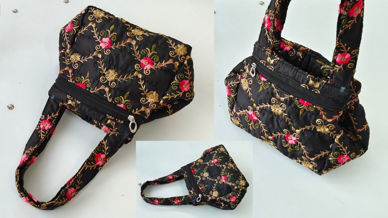 झटपट से बना लिजिए इस ट्रिक से- Bag cutting stitching/handbag/Bag bnane ka tarika-kavita tutorial Bag