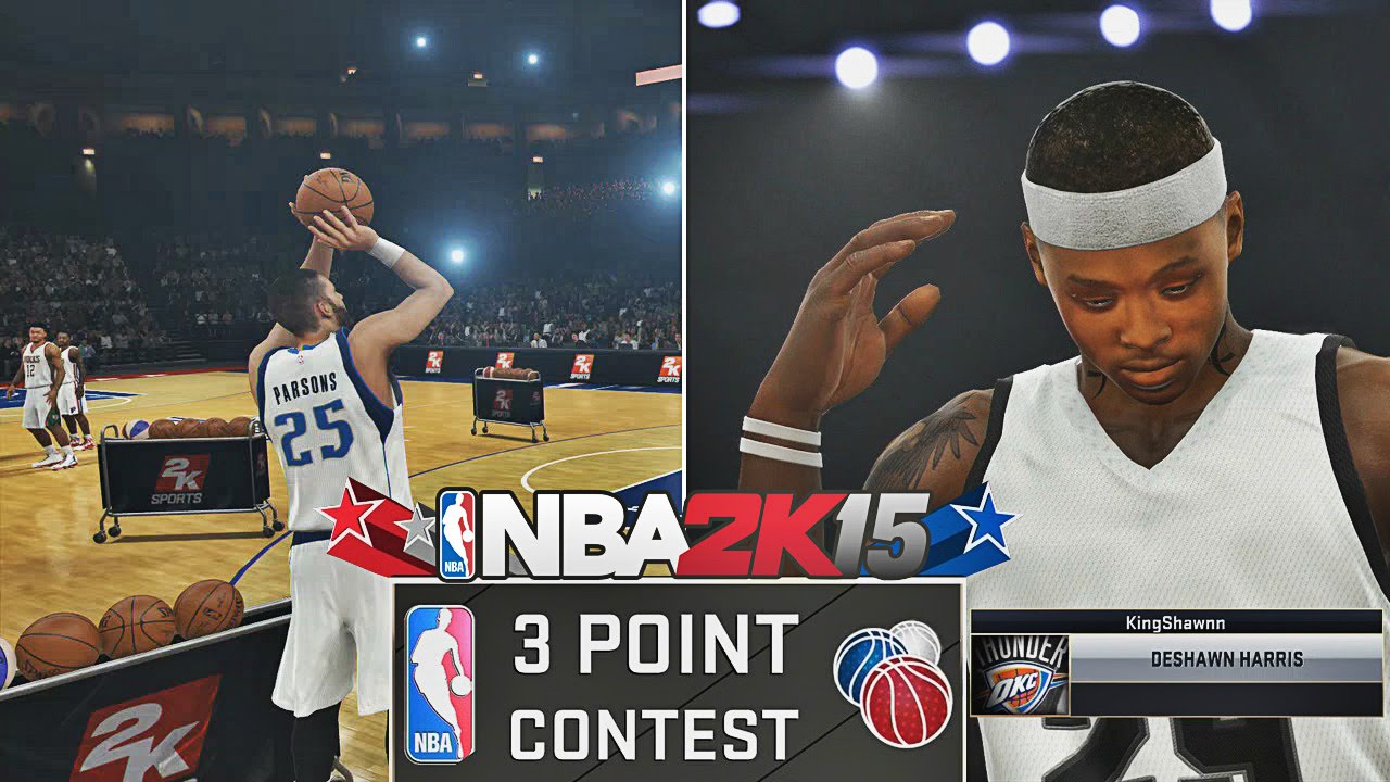 NBA 2K15 MyCAREER — конкурс трехочковых бросков на выходных всех звезд и удушающий матч в финальн...