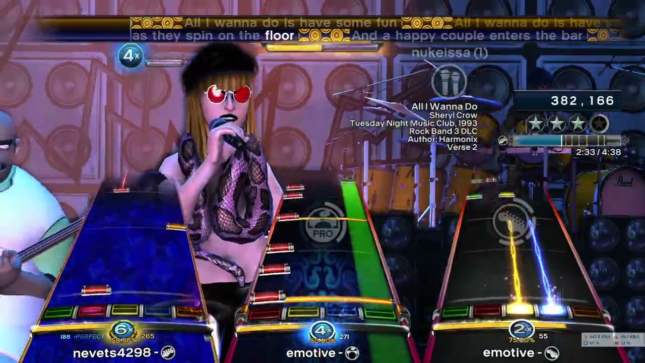 All I Wanna Do (1993) by Sheryl Crow - Bass FC 100% FB Rock Band 3 Deluxe RPCS3