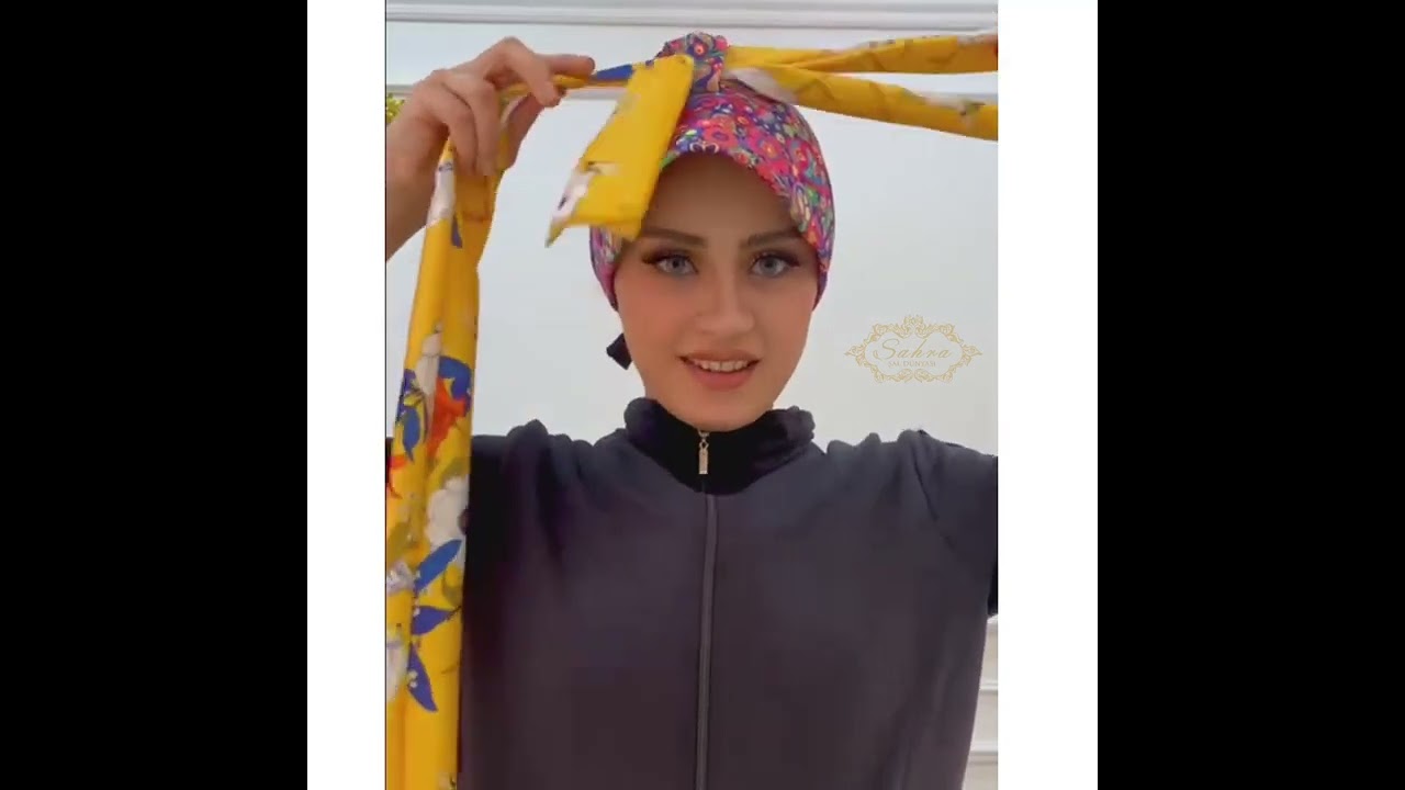 Desenli Atkılı Bone - Tesettur Bone- Deniz Bonesi - Fularli Bone