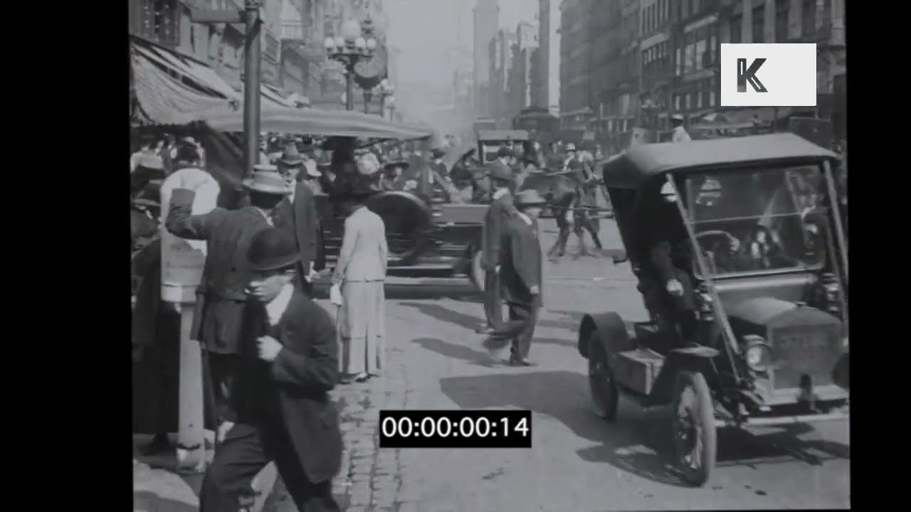 1910 New York Street Scenes 35mm