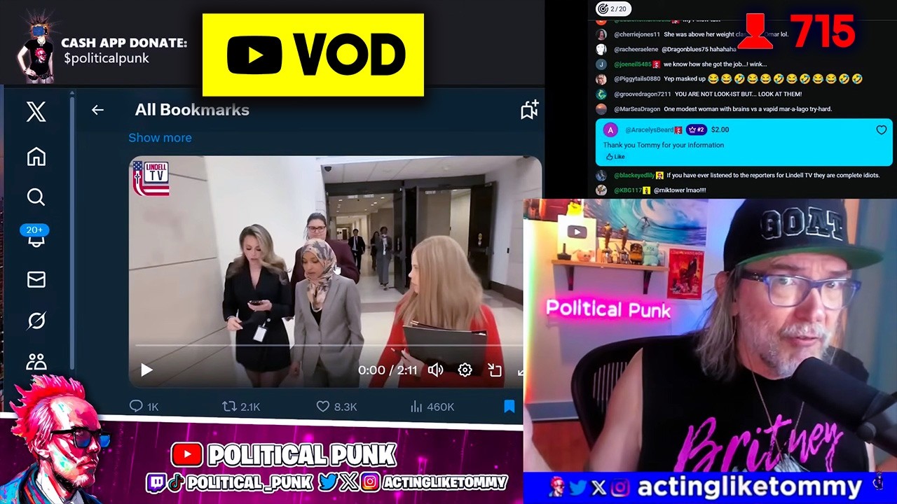 LIVE: Mar a Lago FURRIES, ICE Killer CAUGHT in SCANDAL, Ilhan Omar SHREDS Reporter, Epstein & MORE