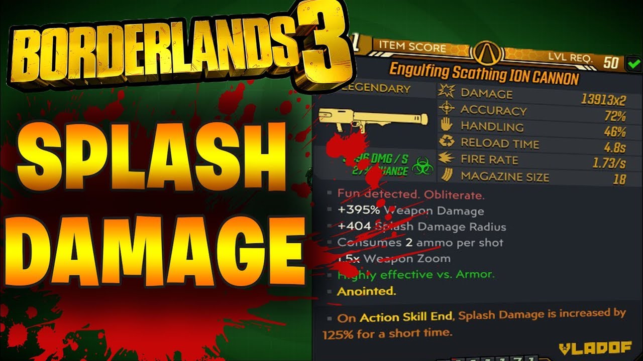 Splash Damage Annointments Are INSANE! This Is How They Work! (Borderlands 3)