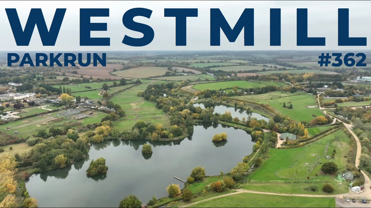 Westmill parkrun #362 [4K Aerial]