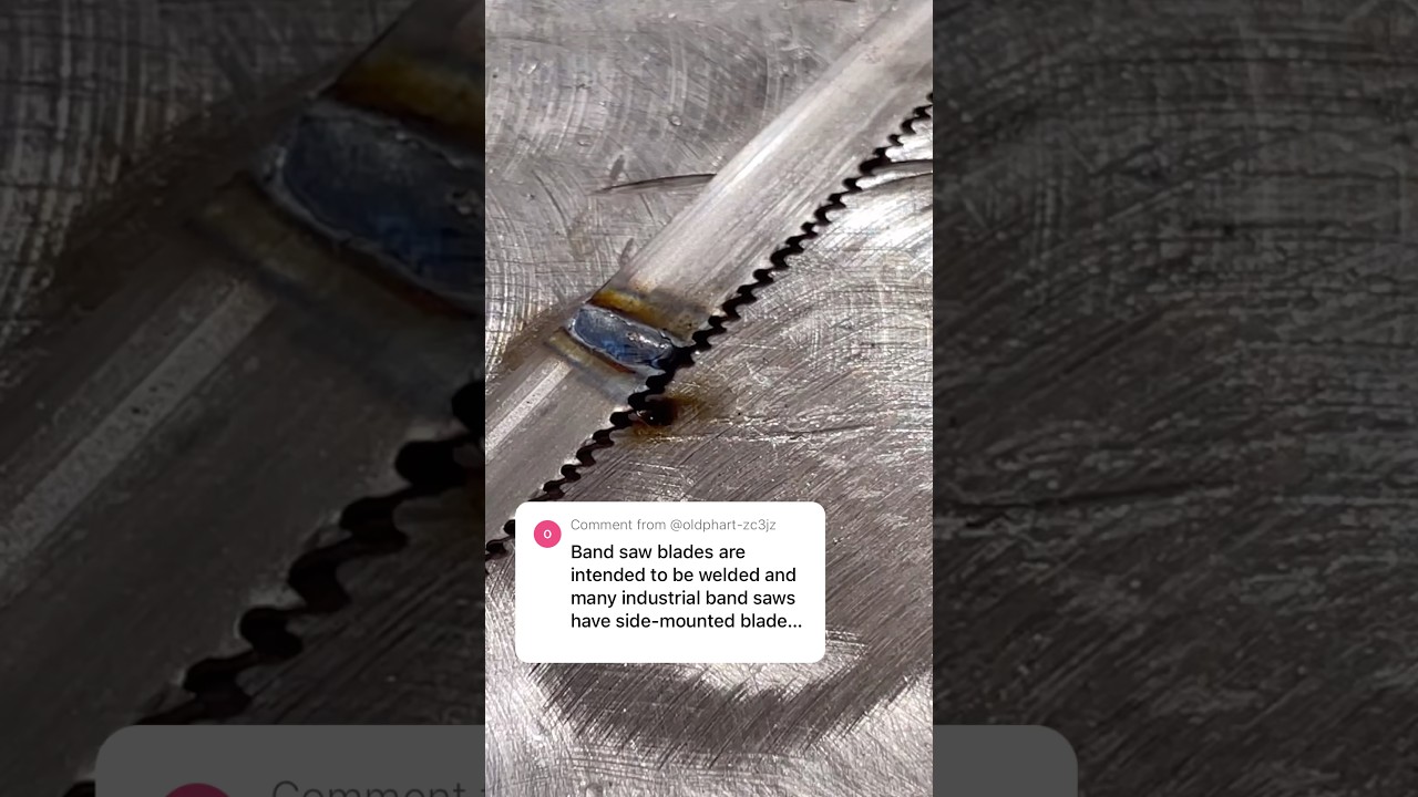 Band Saw Blade Repair | Welding Bandsaw Blade