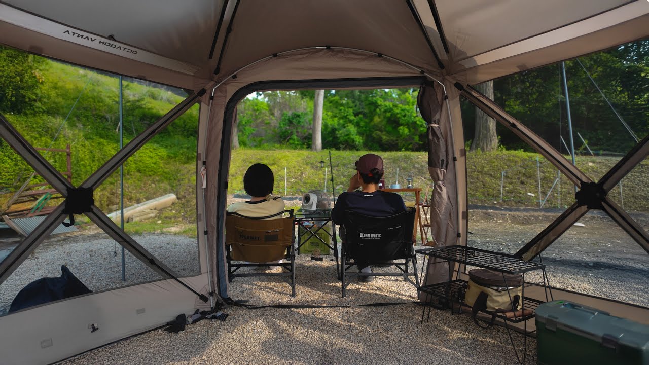 여름 차박 캠핑을 위한 가성비 아이템 추가! 캠핑 초보의 첫 여름 캠핑 | 싼타페mx5 차박 | 아이두젠 옥타곤 | DJI 오즈모포켓3 | 참치 퀘사디아 | 차박 망충망