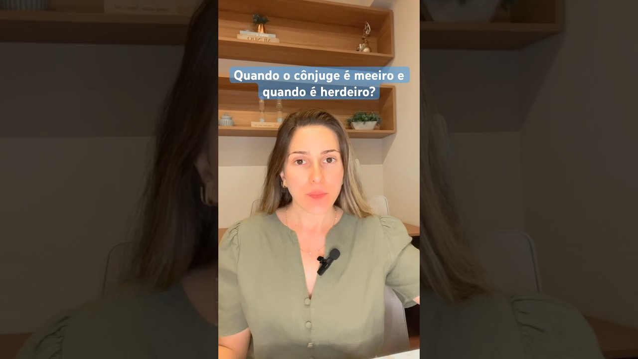 Quando o c&ocirc;njuge &eacute; meeiro e quando &eacute; herdeiro? #direitodefamilia #c&ocirc;njuge #casamento #heran&ccedil;a