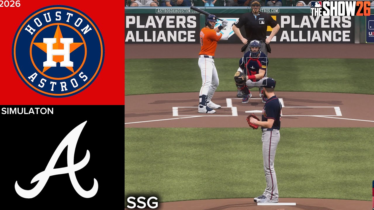 Симуляция матча Braves против Astros | 17.09.26 | MLB The Show 26 PS5